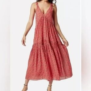 Joie Bondi Maxi Floral Sleeveless Dress Large